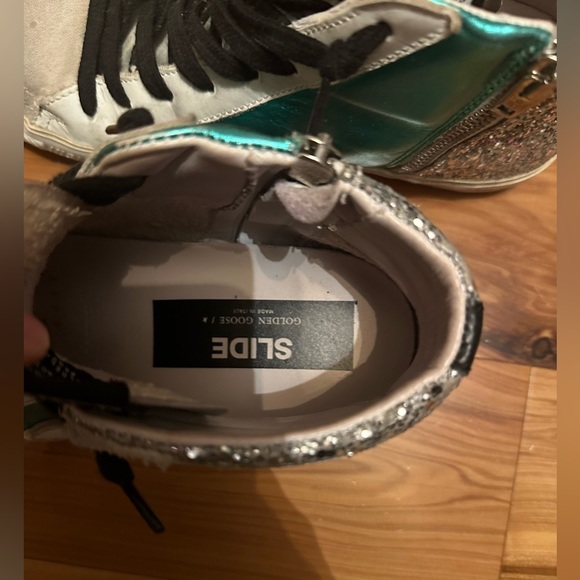 Golden Goose Slide size 37 orange green silver - Picture 5 of 6